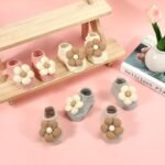 4Packs Baby Girls Socks,Flower Non-Slip Grips for Babies Toddler Princess Low Cut Ankle Socks for Girls - Image 7