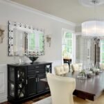 Chende 32" x 47" Large Wall Mirror for Decor, Living Room Decorative Mirror with Crystal, Beveled Edge and Glass Frame, Modern Rectangular Wall Decor Entrance, Fireplace, Home Office - Image 7