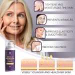 Neck and Decollete Firming Cream for Women - Neck Firming and Tightening Cream with Advanced Stem Cell, Peptides, Collagen & Hyaluronic Acid for Skin Tightening and Lifting, 3.38 fl oz - Image 3