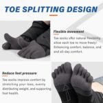 Hylaea No Show Running Athletic Anti-Blister Wicking Coolmax Socks, Seamless Anti-odor - Image 5