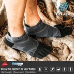 Hylaea No Show Running Athletic Anti-Blister Wicking Coolmax Socks, Seamless Anti-odor - Image 6