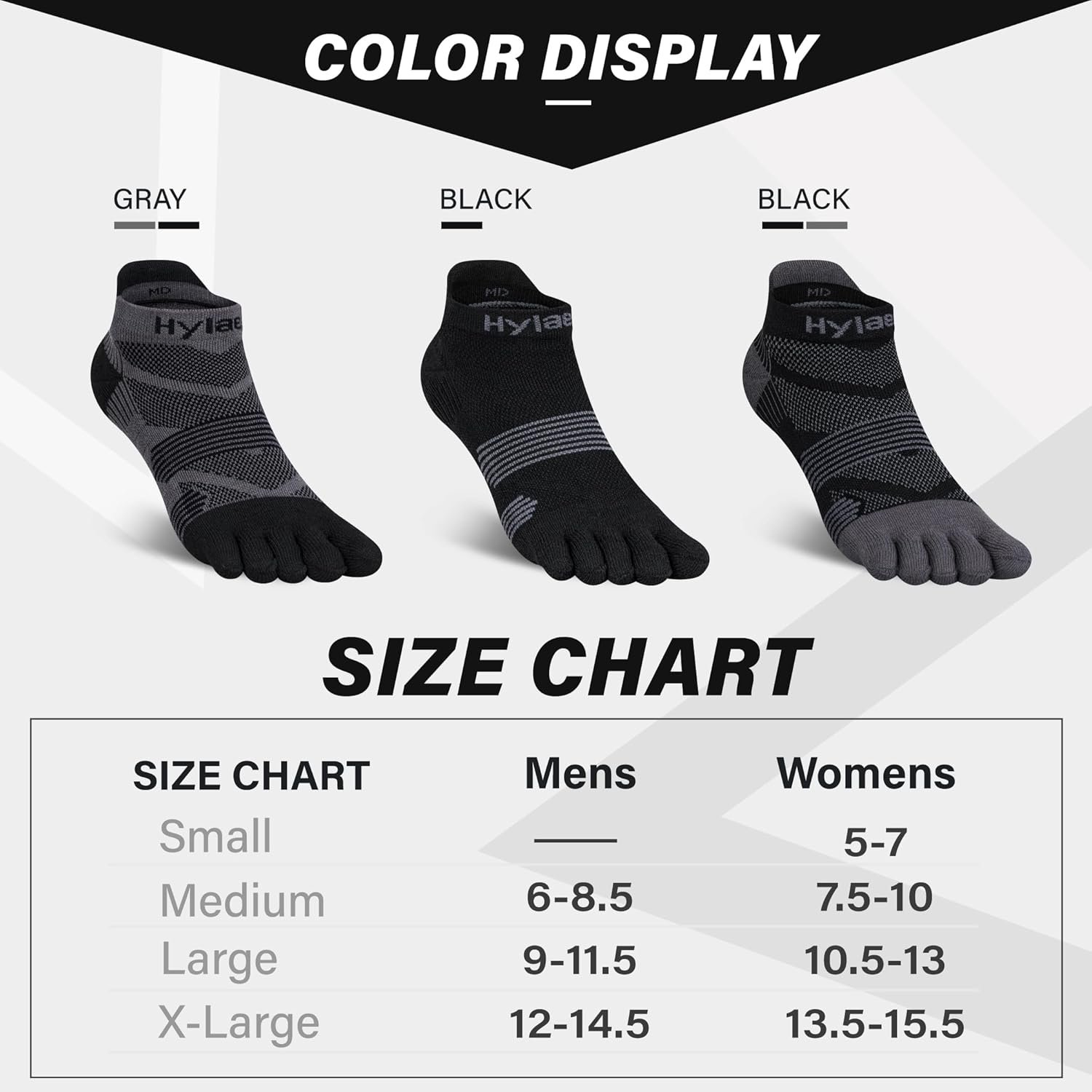 Hylaea No Show Running Athletic Anti-Blister Wicking Coolmax Socks, Seamless Anti-odor - Image 7