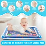Tummy Time Water Mat丨Inflatable Tummy Time Water Play Mat for Babies, Infants and Toddlers 3 to 12 Months Promote Development Toys Baby Gifts - Image 4
