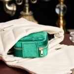 Travel Velvet Jewelry Box with Mirror, Mini Gifts Case for Women Girls, Small Portable Organizer Boxes for Rings Earrings Necklaces Bracelets - Image 3