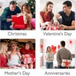 Travel Velvet Jewelry Box with Mirror, Mini Gifts Case for Women Girls, Small Portable Organizer Boxes for Rings Earrings Necklaces Bracelets - Image 5