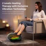 Shiatsu Foot Massager with Heat,Vibration,Air Compression and Deep Kneading for Plantar Fasciitis, Neuropathy,Improve Foot Wellness,Gifts for Women & Men（Black） - Image 5