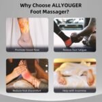 Shiatsu Foot Massager with Heat,Vibration,Air Compression and Deep Kneading for Plantar Fasciitis, Neuropathy,Improve Foot Wellness,Gifts for Women & Men（Black） - Image 8