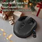 Shiatsu Foot Massager with Heat,Vibration,Air Compression and Deep Kneading for Plantar Fasciitis, Neuropathy,Improve Foot Wellness,Gifts for Women & Men（Black） - Image 10