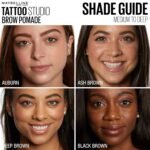 Maybelline TattooStudio Brow Pomade Long Lasting, Buildable, Eyebrow Makeup, Medium Brown, 1 Count - Image 9