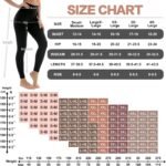 4 Pack Leggings for Women Butt Lift High Waisted Tummy Control No See-Through Yoga Pants Workout Running Leggings - Image 7