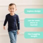 Long Sleeve Compression Tee - Gentle & Calming Compression Shirt for Kids & Adults - Stretchy Sensory Shirt - Image 8