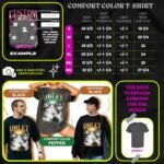 Generic Personalized Bootleg Rap Shirts for Girlfriend & Boyfriend, Custom Tee with Vintage Face Photo, Gift Idea for Birthday and Valentines Day Black, Small-XX-Large - Image 6