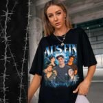 Generic Personalized Bootleg Rap Shirts for Girlfriend & Boyfriend, Custom Tee with Vintage Face Photo, Gift Idea for Birthday and Valentines Day Black, Small-XX-Large - Image 8