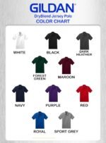 Gildan Custom Polo Shirts - Personalized Short Sleeve Golf Shirt for Adult Men Women Unisex - Add Your Image, Text, or Photo - Image 4
