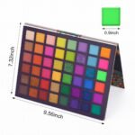 UCANBE EXOTIC FLAVORS Neon Eyeshadow Makeup Palette - 48 Colorful High Pigmented - Rainbow Matte Shimmer Glitter Eye Shadow Make Up Pallet Gift Set - Image 7