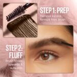 Maybelline Superfluff Volumizing Brow Mousse, All Day Tinted Brow Gel For Soft Full Brows, Soft Brown, 1 Count - Image 5