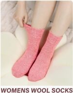 Loritta Wool Socks for Women Warm Winter Socks Knit Crew Calf Hiking Boot Sock Stocking Stuffers Gifts - Image 6