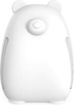 Pure Enrichment PureBaby Kids Bear Air True HEPA Air Purifier - 4 Stage Air Filtration, UV-C Light, and Night Light for Medium-Large Rooms - Baby Nurseries, Kid Bedrooms (White) - Image 3
