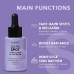 Dark Spot Correcting Glow Serum: Melasma Hyperpigmentation Treatment for Face with Tranexamic Acid Niacinamide - Vitamin C Serum and Dark Spot Remover For Face - Image 3