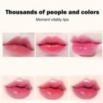 Transferproof Color Changing Lipstick,Gold Crystal Ph Lipstick Color Changing,Clear Lip stick That Changes Color,Long Lasting 24 Hours Moisturizing Glossy Shine Lip Gloss for Women (1pcs) - Image 9