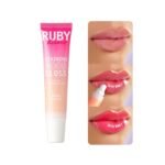 Ruby Kisses pH Lip Gloss, Pink Tinted Lip Balm Stain, Mood Color Changing Lipstick with Mango Butter for Long-Lasting Hydration, Lightweight Non-Sticky Shine, Fuller & Smoother Lips - Image 7