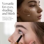 STEP BASIC 217 CHARCOAL BROWN, Longwear Eyeshadow Single, High-Pigment Eye Shadow Compact, Smooth & Blendable Colors, Crease-free (1.7g, 0.004 oz.) - Image 6