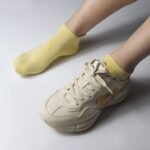 SERISIMPLE Women Ultra Thin Socks Viscose Bamboo Low Cut No Show Ventilating Ankle Anti Odor Arch Support Mesh Socks 5 Pairs - Image 6