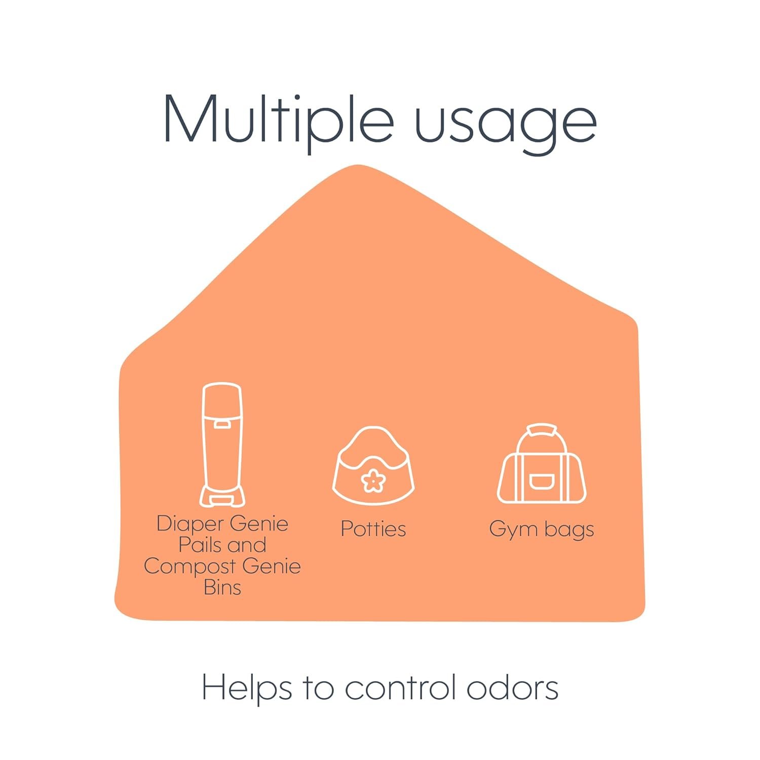 Diaper Genie Carbon Filter (4-Pack) | Diaper Pail Odor Eliminator & Deodorizer | Compatible with the Diaper Genie Complete and Expressions Pail - Image 5