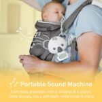 Pure Enrichment PureBaby Hanging Koala Sound Machine - Portable Travel Sleep Aid/Night Light & Detachable Hanging Ring - White Noise, Hush, Lullabies & More Sounds for Car Seat, Stroller & Bassinet - Image 3