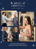 CDE Christmas Gifts for Women Angel Wings Necklace for Women with Birthstone, Love Heart Silver Tone/Gold Tone Pendant, Ideal Anniversary or Birthday Jewelry Gifts for Wife Girlfriend Her - Image 8