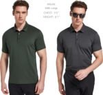 TELALEO 4/5 Pack Mens Polo Shirts Quick Dry Short Sleeve Golf T Shirt Performance Moisture Wicking Casual Workout - Image 4