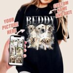 Mit & Mia Custom Your Own Bootleg Rap Shirts for Boyfriend Girlfriend Face Shirt with Photo Gift for Him Her Pet Lovers - Image 3
