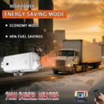 7kW Diesel Heater 12V，Diesel Air Heater with High Altitude Mode,Aviation Plug，Parking Heater with LCD Display,Automatic Thermostat,Diesel Heaters for RVs,Trucks,Ships - Image 4