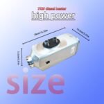 7kW Diesel Heater 12V，Diesel Air Heater with High Altitude Mode,Aviation Plug，Parking Heater with LCD Display,Automatic Thermostat,Diesel Heaters for RVs,Trucks,Ships - Image 8