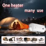 7kW Diesel Heater 12V，Diesel Air Heater with High Altitude Mode,Aviation Plug，Parking Heater with LCD Display,Automatic Thermostat,Diesel Heaters for RVs,Trucks,Ships - Image 9
