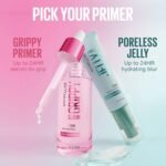 Maybelline Poreless Jelly Primer, Hydrating, Blurring Makeup Primer with 2% Niacinamide For Up To 24HR Make Up Wear, Clear, 1 Count - Image 8
