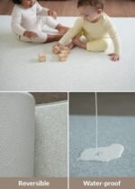 Baby Care Play Mat (Medium, Hygge - Twig & Maze) 73’’ x 49’’ Original One-Piece Reversible Rollable Waterproof Play Mat for Infants, Babies, Toddler, and Kids - Image 6