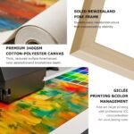 Gloliv Canvas Wall Art – Abstract Wall Decor Painting, Artist-Authorized Reproduction Canvas Prints, Modern Canvas Wall Art Prints for Living Room, Bedroom, or Office 12"X12" - Image 6