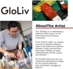 Gloliv Canvas Wall Art – Abstract Wall Decor Painting, Artist-Authorized Reproduction Canvas Prints, Modern Canvas Wall Art Prints for Living Room, Bedroom, or Office 12"X12" - Image 7