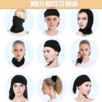 Neck Gaiter Bandana Face Mask: Sun Cooling Scarf Gator Cover Head for Men Women - Image 7