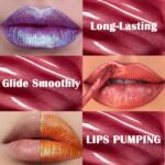 Maydear Chameleon Lipstick 5 Colors Set, Long Lasting Waterproof Colourful Diamond Shimmer Lip Gloss for Women Girls Makeup kit - Image 4