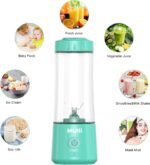 Mulli Portable Blender,USB Rechargeable Personal Mixer for Smoothie and Shakes, Mini Blender with Six Blades for Baby Food,Travel,Gym(Update) - Image 6