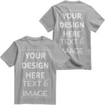 Custom T-Shirt for Men, Women & Kids, Unisex Fit, Customized Shirts, Add Any Image & Text, Birthday Graduation, Vacation Black - Image 6