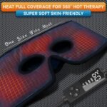 sticro Moist Heat Sinus Mask for Sinus Pressure Relief, 3 Heat & 5 Timer Settings Heated Eye Mask with Eye Holes, Thermo Therapy for Sinusitis, Migraine, Tension Headache, TMJ Relief - Image 7