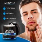 Mens Face Moisturizer Cream - Anti Aging & Wrinkle Cream - Face Moisturizer For Men with Collagen, Retinol, Peptides, Jojoba Oil - Facial Skin Care & Eye Lotion - Day & Night - 4.2 OZ - Image 3