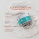 eb5 Intense Moisture Anti Aging Moisturizer Face & Neck Cream- Tone Tighten Skin with Retinol, Fade Fine Lines & Wrinkles with Vitamin E, A & B5-1.7oz. - Image 5