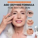 Super Vitamin C Face Serum for Mature Skin: All-In-One Hydrating Anti-Aging Formula - Vitamin C, Hyaluronic Acid, Vitamin E, Caffeine - Face Lift Serum for Wrinkles, Dark Spots - 1.7 fl. oz. - Image 3