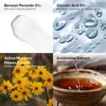 DRMTLGY Acne Spot Treatment and Cystic Acne Treatment. Acne Serum with Micronized Benzoyl Peroxide 5% and Glycolic Acid. 1.1 oz, 2 pack - Image 4