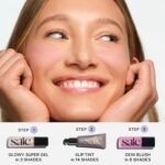 Saie Glowy Super Gel - Hydrating Makeup Primer and Illuminating Glow Serum Enriched with Vitamin C and Squalane Oil - All-Over Liquid Highlighter Makeup for Instant Glass Skin - Sunglow (1 oz) - Image 7