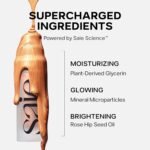 Saie Glowy Super Gel - Hydrating Makeup Primer and Illuminating Glow Serum Enriched with Vitamin C and Squalane Oil - All-Over Liquid Highlighter Makeup for Instant Glass Skin - Sunglow (1 oz) - Image 8